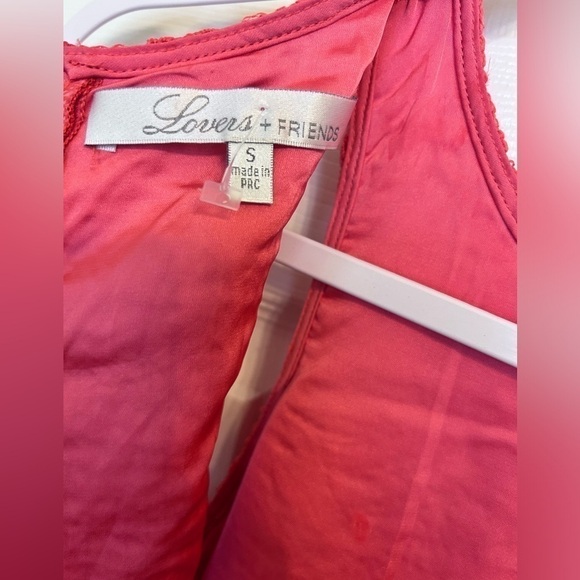 NWOT Revolve Lovers + Friends, Caspian Shift Dress, Small in Coral - Picture 5 of 6
